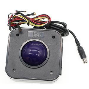 Trackball LED PS2 de 3 pulgadas para consola de videojuegos Arcade, piezas de plástico con tablero de ranura para empujador de monedas - Product Image 3
