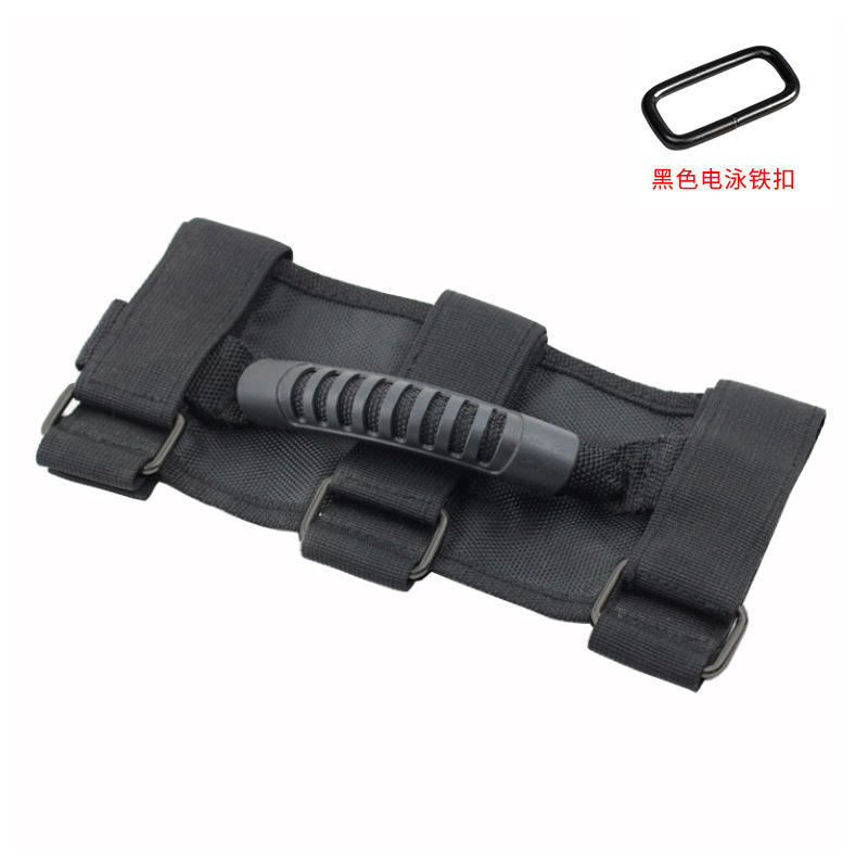 หัวเข็มขัดโลหะสีดำ