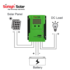 12v 24v 48 v 10 20 A 30A 50A 60A 48 volt controller pannello di alimentazione pwm caricabatterie controller regolatore di carica solare - Product Image 5
