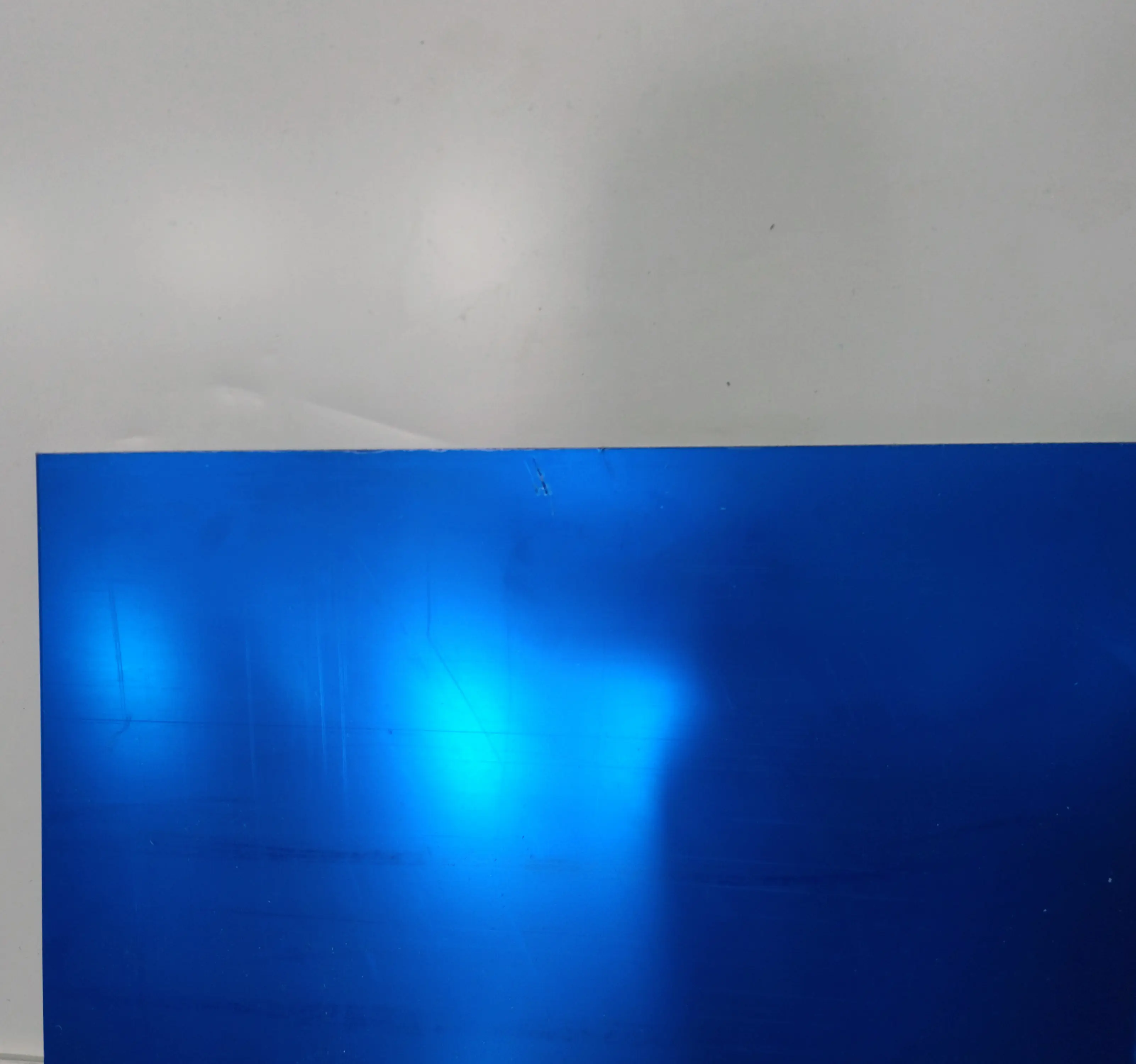 Заводская цена, синий акриловый двусторонний зеркальный поставщик, цветные акриловые листы 4*8 футов для лазерной резки