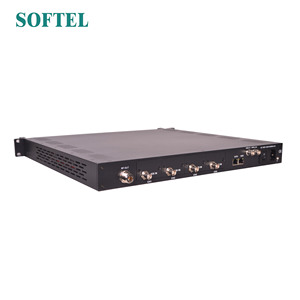 Modulador Digital SOFTEL 4 Entradas ASl IP(100M) Entrada de señal Modulador IPTV Modulador DVB S2
