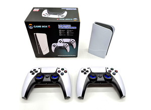 ใหม่ P5 PLUS วิดีโอเกมคอนโซล2.4G คู่ไร้สายควบคุม4K HD 40000 + เกม128GB เกมย้อนยุค - Product Image 3