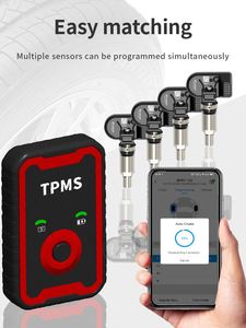 Programmier barer Tpms-Sensor Auto 433MHz 315MHz Programm Mate TPMS A9 Sensor für das Reifendruck messgerät - Product Image 3