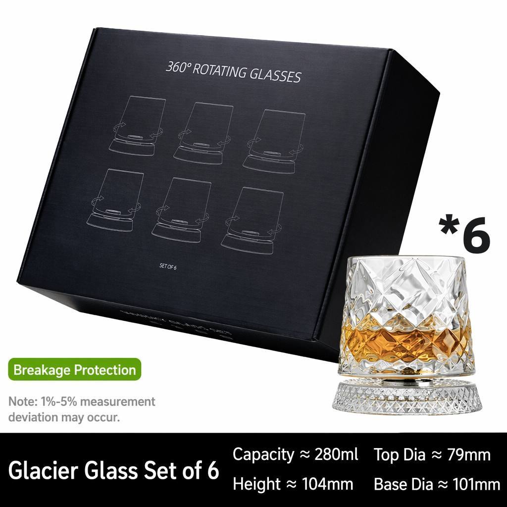 Ensemble transparent de 6 pièces