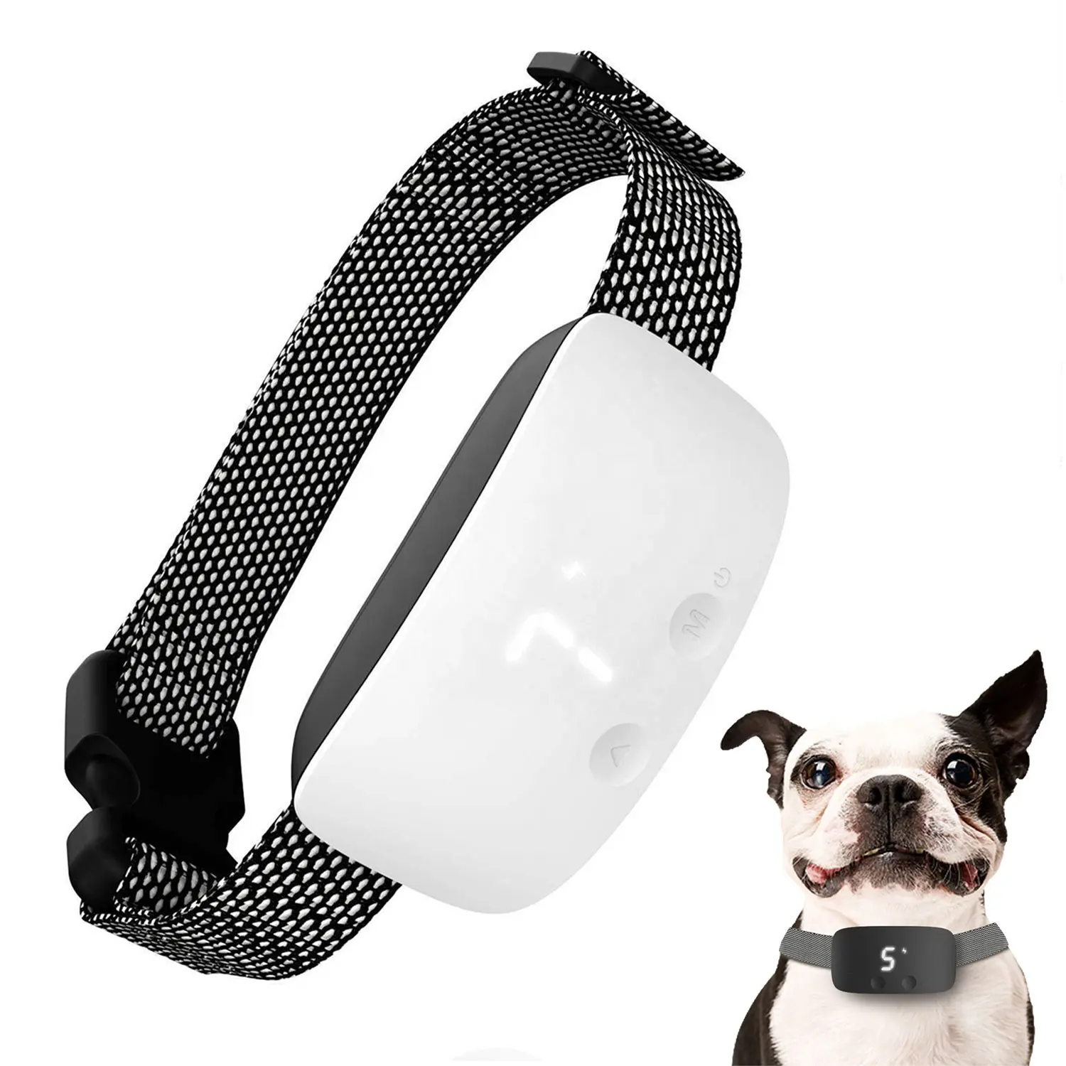 Neuankömmling Anti Bark Hunde halsband No Shock Hunde trainings halsband Pet Training Produkte für Hunde Elektronische Rinden kontrolle