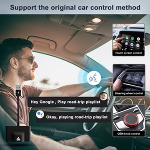 适用于安卓的usb carplay稳定快速连接，低延迟灰色无线CarPlay适配器 - Product Image 5