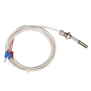 <strong>Class</strong> a End <strong>Face</strong> Platinum Resistor Pt100 3 Wire Pt100 Sensor Thermo Couple for High Temperature - Product Image 1