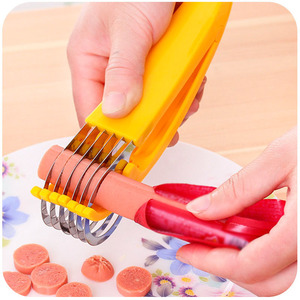 Moda çok fonksiyonlu sebze meyve muz dilimleme küçük ham sosis salatalık kesme yaratıcı kavun kesici - Product Image 3