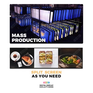 Ultra Wide Shelf Edge Advertising Digital Signage Monitor Type Stretched Bar <strong>LCD</strong> <strong>Display</strong> Screen <strong>with</strong> CMS <strong>Software</strong> - Product Image 2