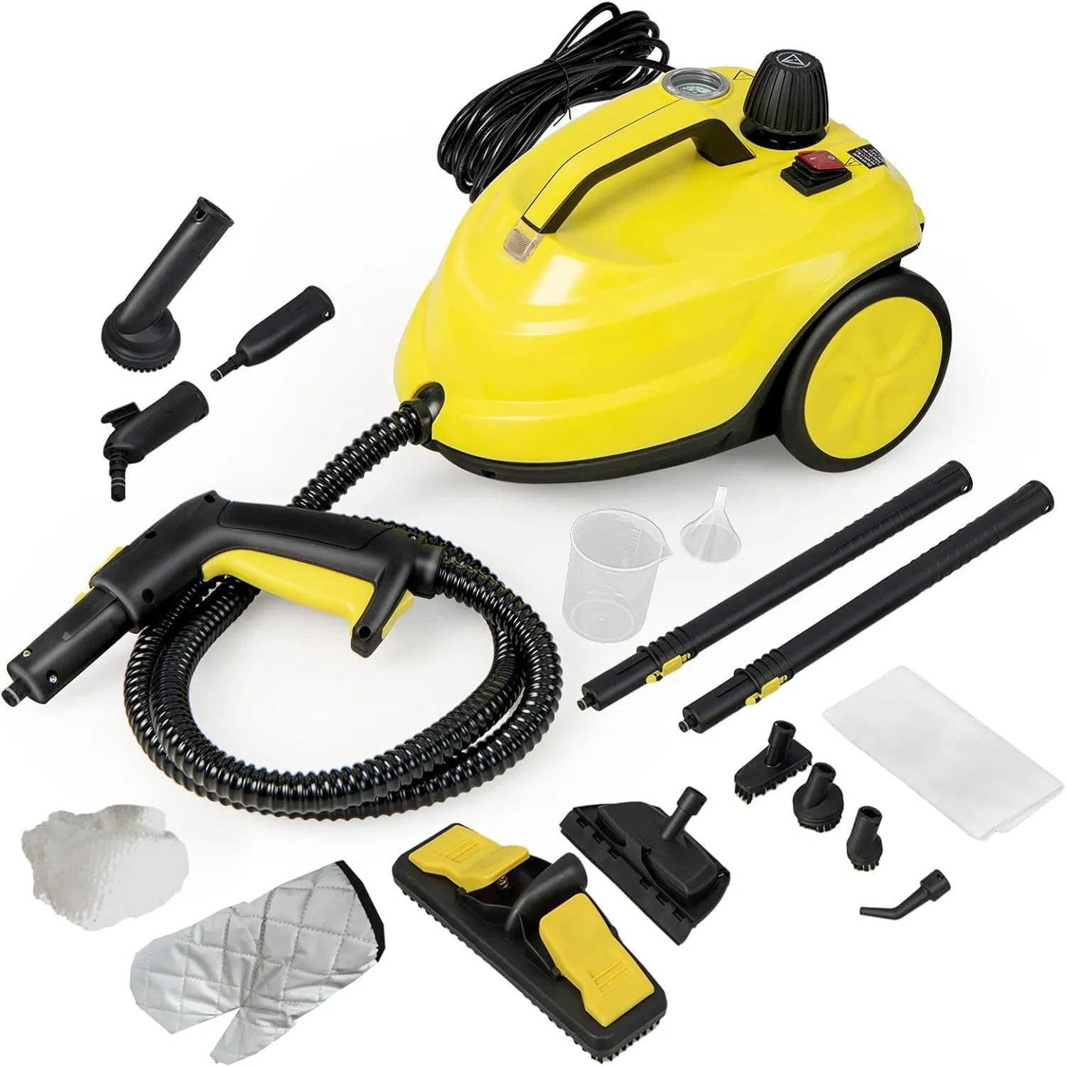 Yellow, pressure Guage with standard accessories