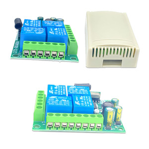 Universal <strong>Wireless</strong> Remote <strong>Control</strong> Switch AC110V 220V 4CH <strong>Relay</strong> Receiver Module With 4 Channel RF Remote 433 Mhz Transmitter - Product Image 3