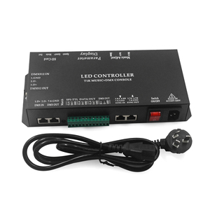 Direkt vom Hersteller T1K 2048 Pixel Punkt-adressierbare Musik-<span class=keywords><strong>DMX</strong></span>-Konsole LED-<span class=keywords><strong>Controller</strong></span> für Pixel-Lichtstreifen - Product Image 1