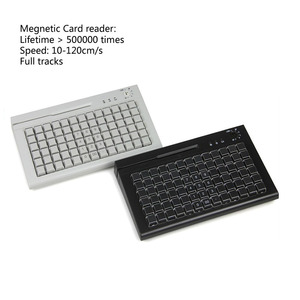 Teclado Pos al por mayor 3 pistas Msr pantalla táctil Teclado programable 66 teclas teclado para terminal Pos - Product Image 6