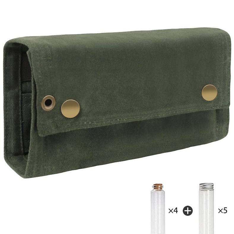 สีเขียวทหาร + ขวด