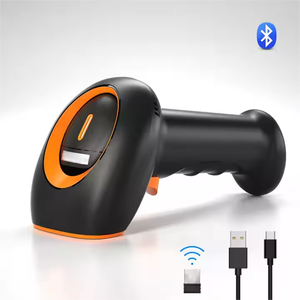 Lector de código de barras QR de mano Lector de código QR inalámbrico y USB 2D Escáneres USB para supermercado/almacén - Product Image 2