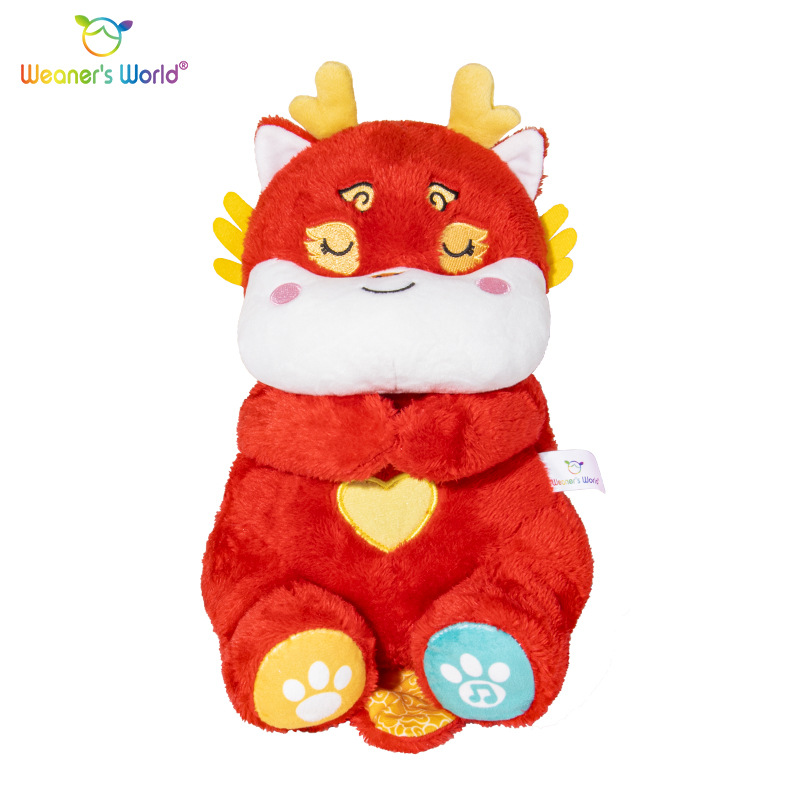 Breathing heartbeat fulong dragon toy