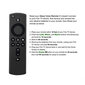Amazon รีโมทคอนโทรลพร้อมรีโมทควบคุมระดับเสียงสำหรับ Amazon Fire TV Stick การสตรีมมิ่งสื่อ Alexa ไม่มี L5B83H เสียง - Product Image 6