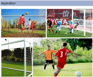5 vs 5 yüksek kalite özelleştirilmiş Polyester PP PE düğüm düğümsüz futbol eğitimi maç için bariyer gol net oyun - Product Image 6