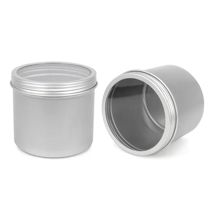 Lata de aluminio con estampado colorido de 350ml, regalo decorativo redondo, lata vacía, tarros, lata metálica, forma redonda con latas de aluminio con ventana