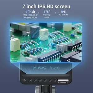 移动维修用7英寸IPS触摸屏12MP 1600X电子显微镜数字显微镜 - Product Image 3