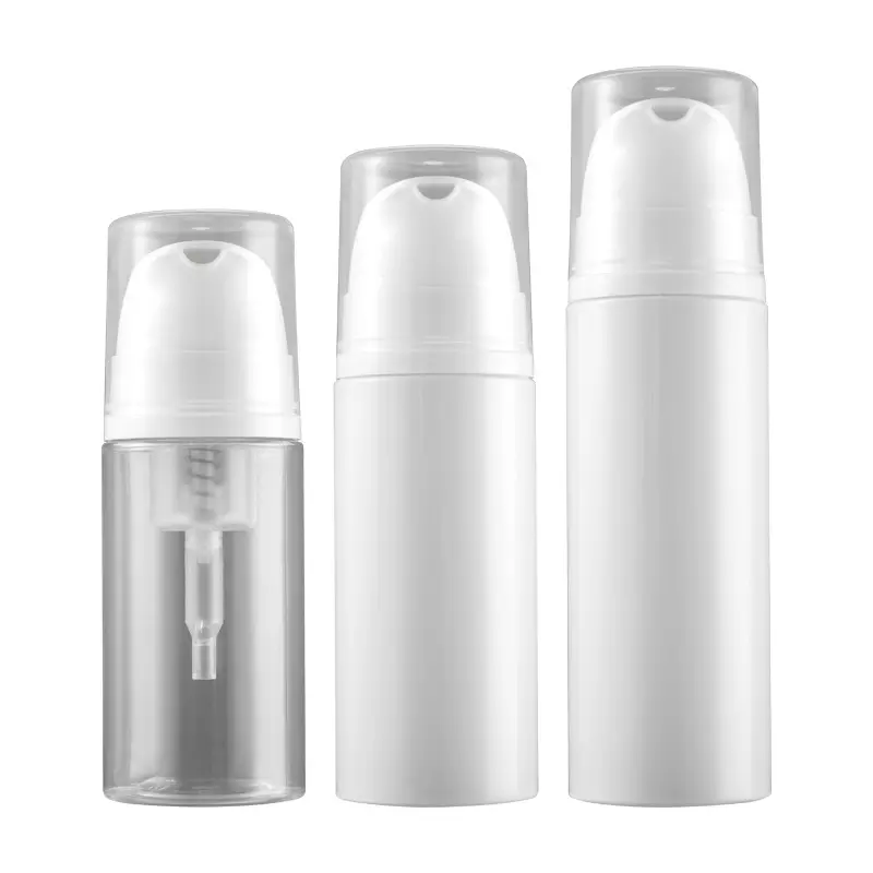 Köpük şişe 100ml 120ml 150ml PET kozmetik sıvı sabunluk köpük ile pompa şişesi cilt bakımı ambalaj envases cosmeticos