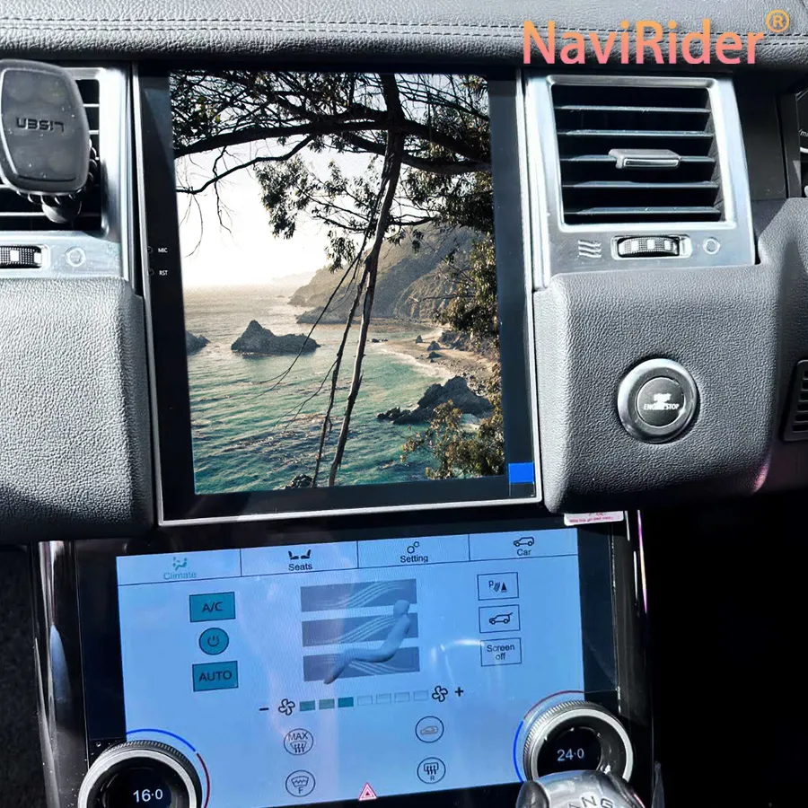 Para Land Rover Range Rover Sport 2013 2010 pantalla estilo Tesla Android 13 Radio de coche navegación GPS REPRODUCTOR DE DVD estéreo para coche Carplay