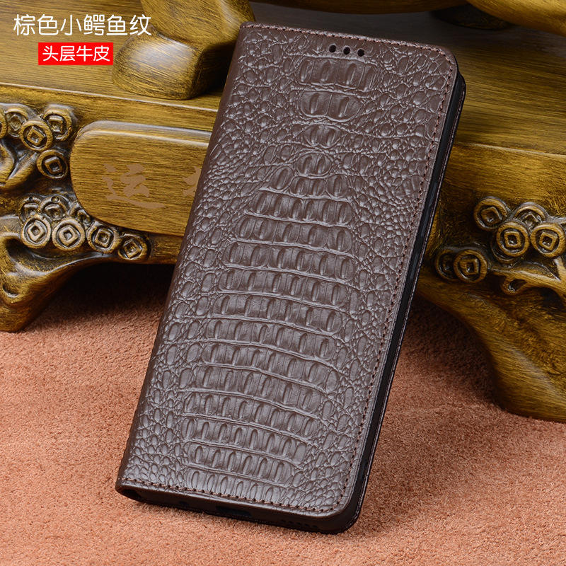 Brown crocodile pattern