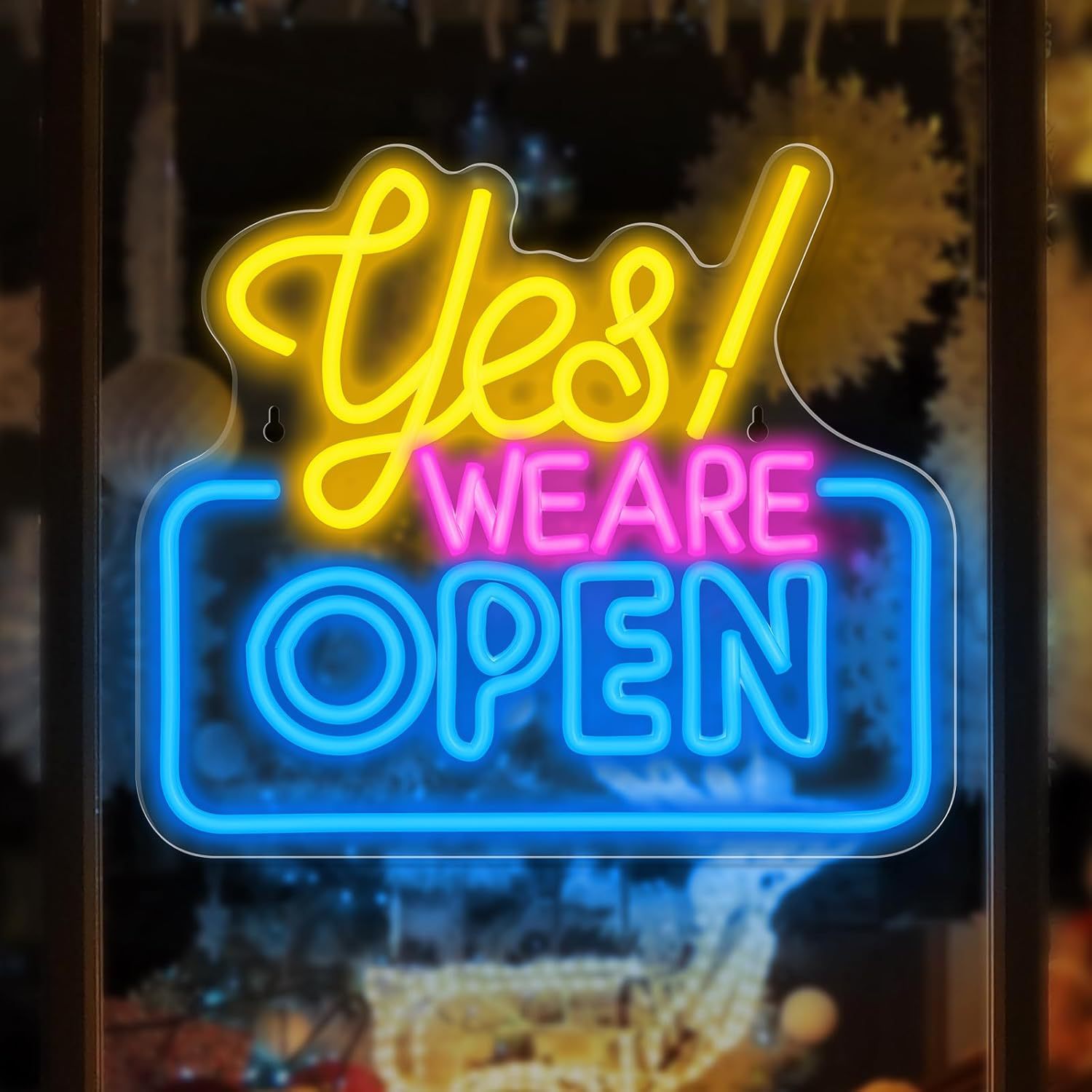 YES WE ARE OPEN34X30