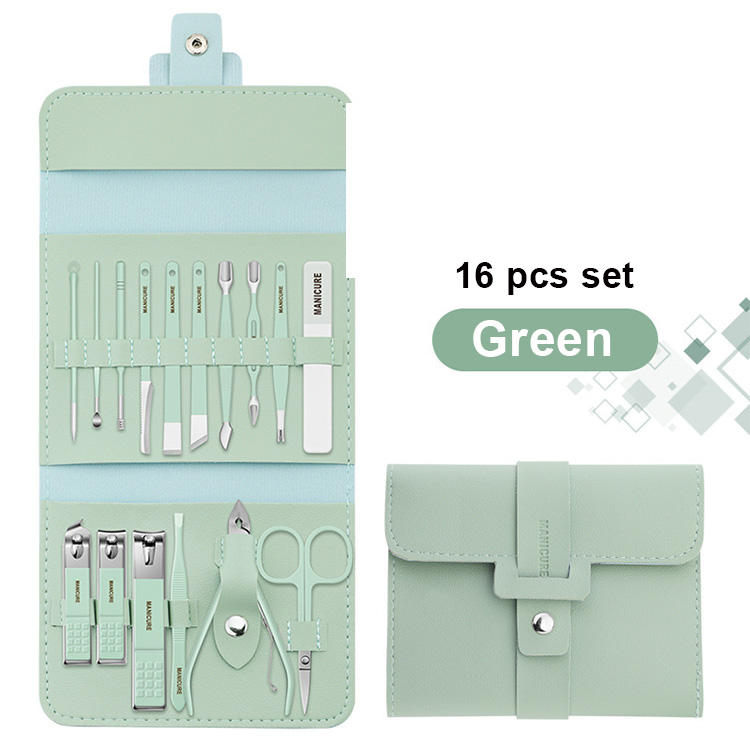 ชุด 16 ชิ้น--สีเขียว