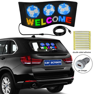 Controllo APP USB 5V schermo LED flessibile a scorrimento modello di testo animazione Display a LED per finestrini dell'auto, pannello a matrice LED del negozio - Product Image 4