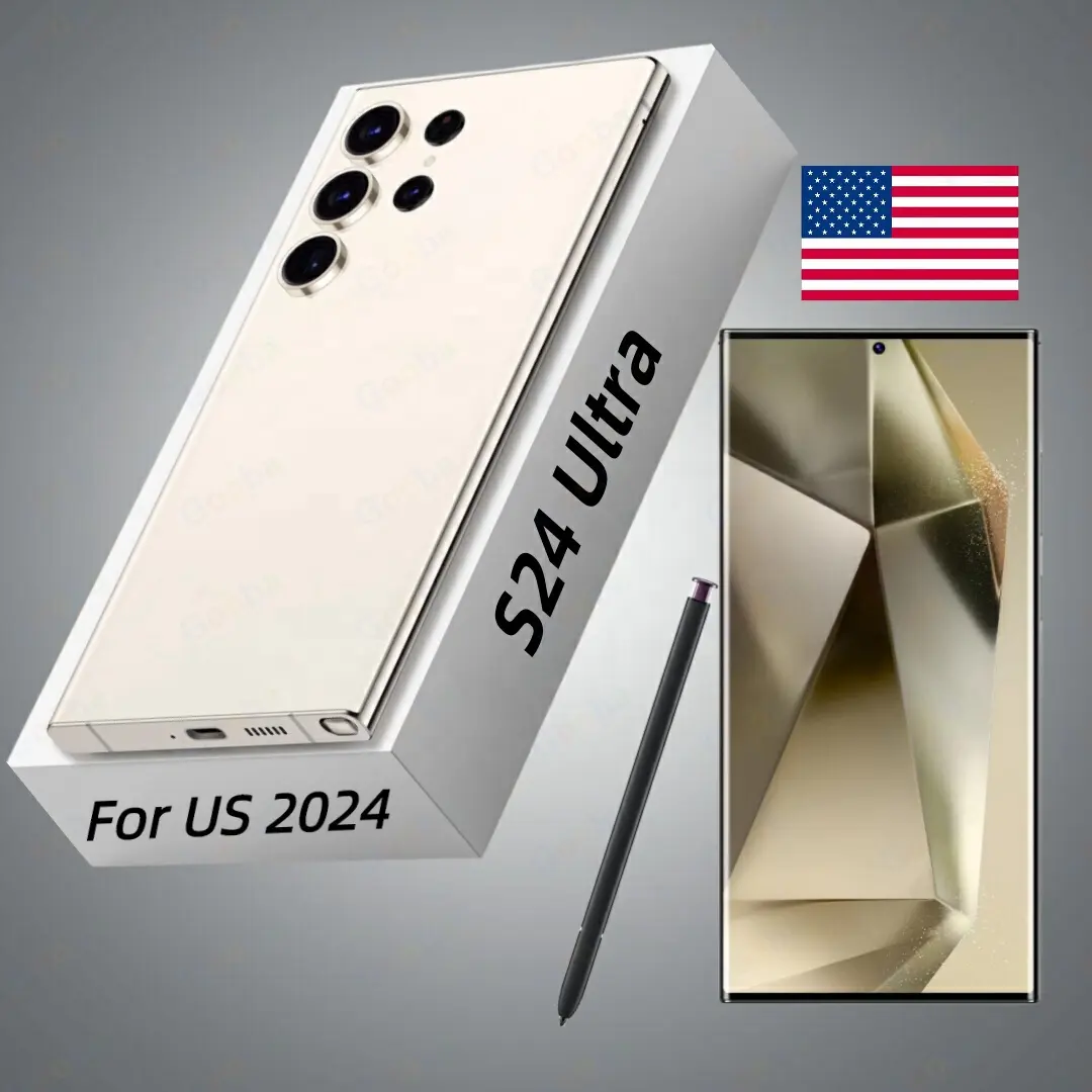 Noord-Amerika Populair Origineel S24 Ultra Ai 5G Smartphone Globale Versie Type-C Mobiele Telefoon Groot Scherm Groot Geheugen Mobiele Telefoon