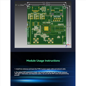 Modulo di trasmissione Video ABSQ-FPV Wifi 2.4G Router Wireless 300Mbps doppia Antenna MT7620N modulo Router Open Source - Product Image 2