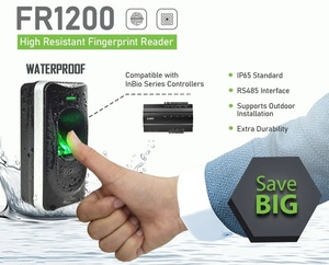 ZK FR1200 lettore di impronte digitali IP65 impermeabile RS485 Slave Reader RFID lettore di schede per F18 F22 Inbio sistema di controllo accessi - Product Image 5