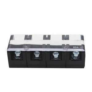 端子台2列端子台バリアTC-604 4P 60A 600V端子台コネクタ - Product Image 2