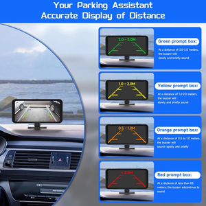 IP68 Waterproof HD 170&deg; Wide Angle Backup Rearview Radar Camera Kit with Night Vision for Cars &amp; Trucks AHD Image <strong>Sensor</strong> - Product Image 4