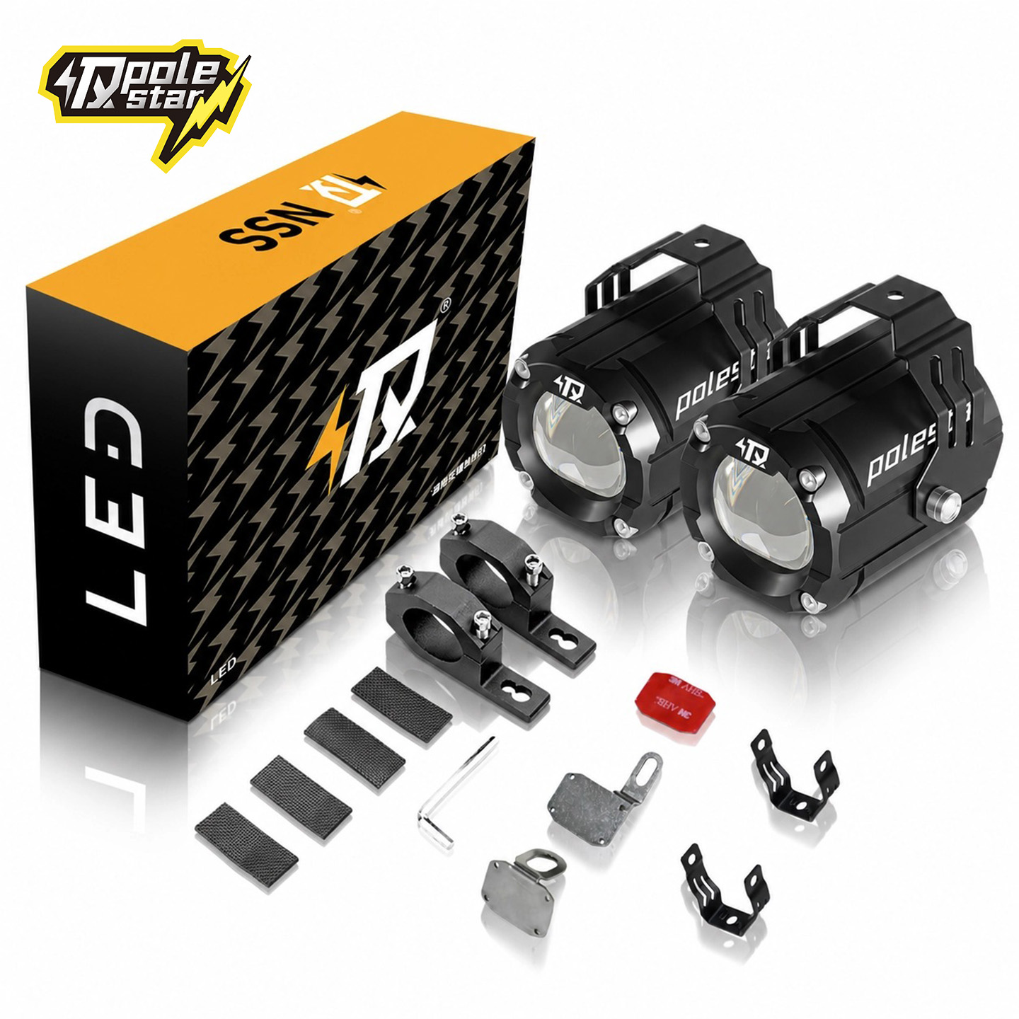 Dual White & Amber Beam with DRL