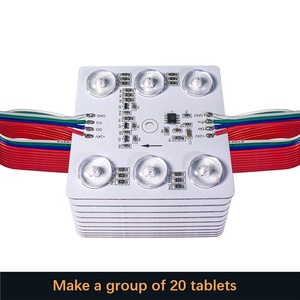 Adresli TM1934 RGB LED modülü 24V SPI sinyal programlanabilir dağınık 24V PCBA işık paneli Lightbox kanal mektup PCB için - Product Image 4