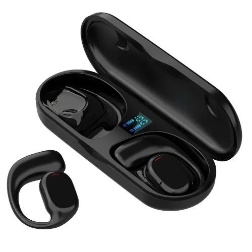 Bluetooth Oortje Draadloze Handsfree Headset V5.0 24 Uur Rijden Headset Met Microfoon 60 Dagen Standby Tijd