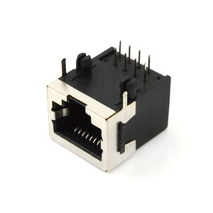Arayüz endüstriyel tip Pcb Rj 45 Jack ctor ctor soket Ethernet manyetik 8P8C 10,5 Rj45 konnektörler/ - Product Image 2