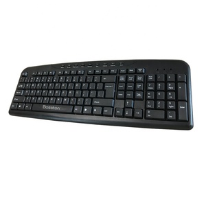 USB <strong>Multimedia</strong> <strong>Keyboard</strong> with 9 Multi Keys for Office Home Gaming Slim Black Color <strong>Keyboard</strong> Factory Price - Product Image 3