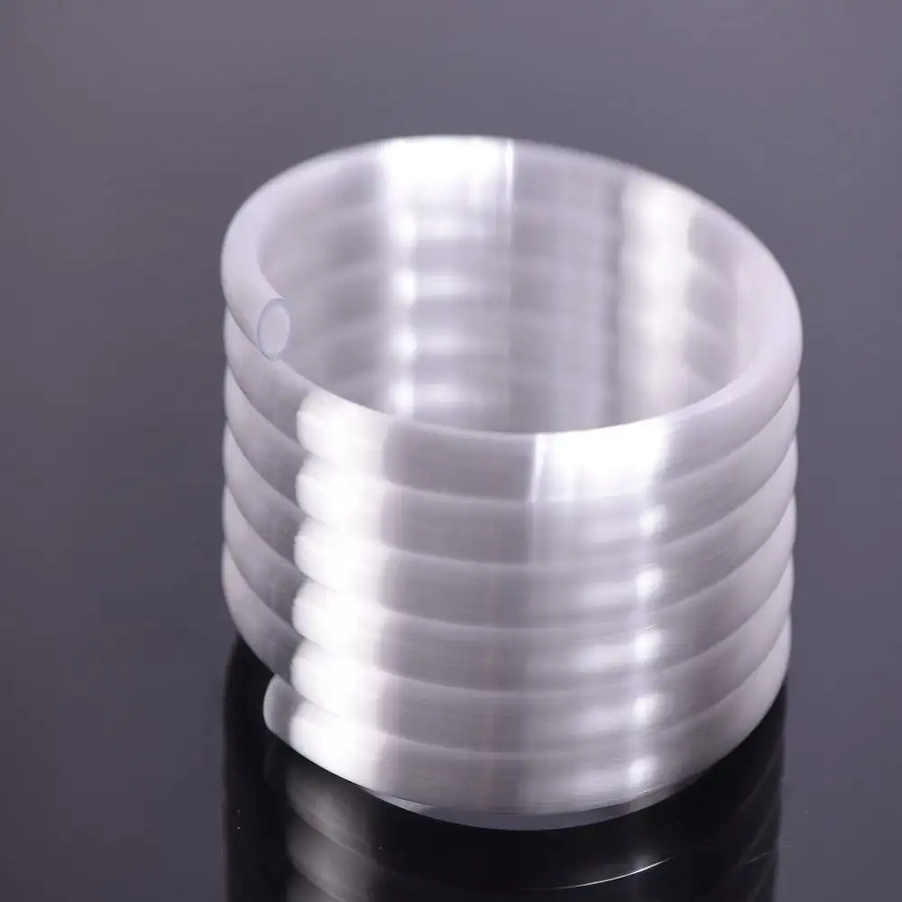 Custom di alta qualità bianco latte spirale di quarzo tubo di vetro della bobina per il riscaldamento del tubo