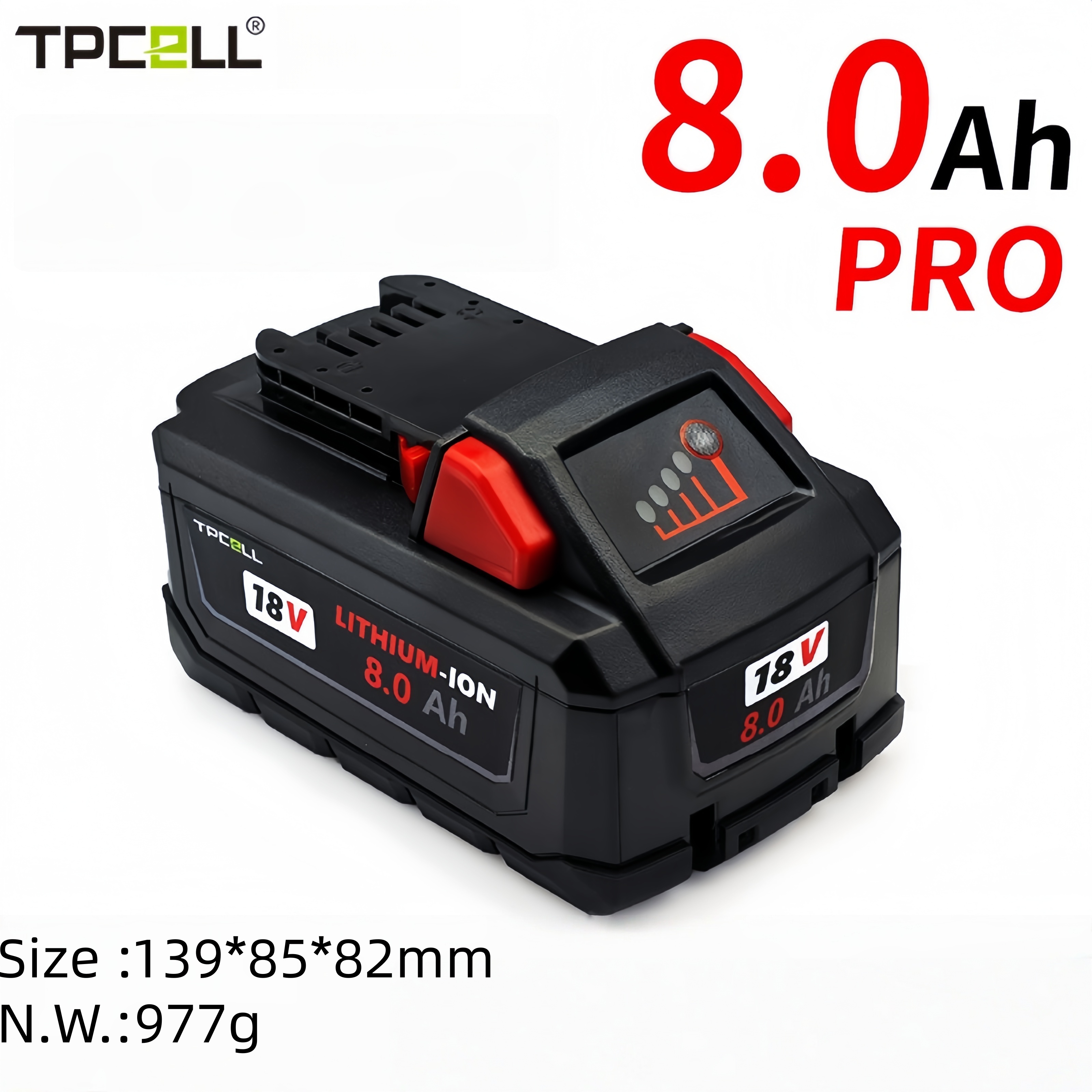 Para Milwaukee 8AH M1880Pro