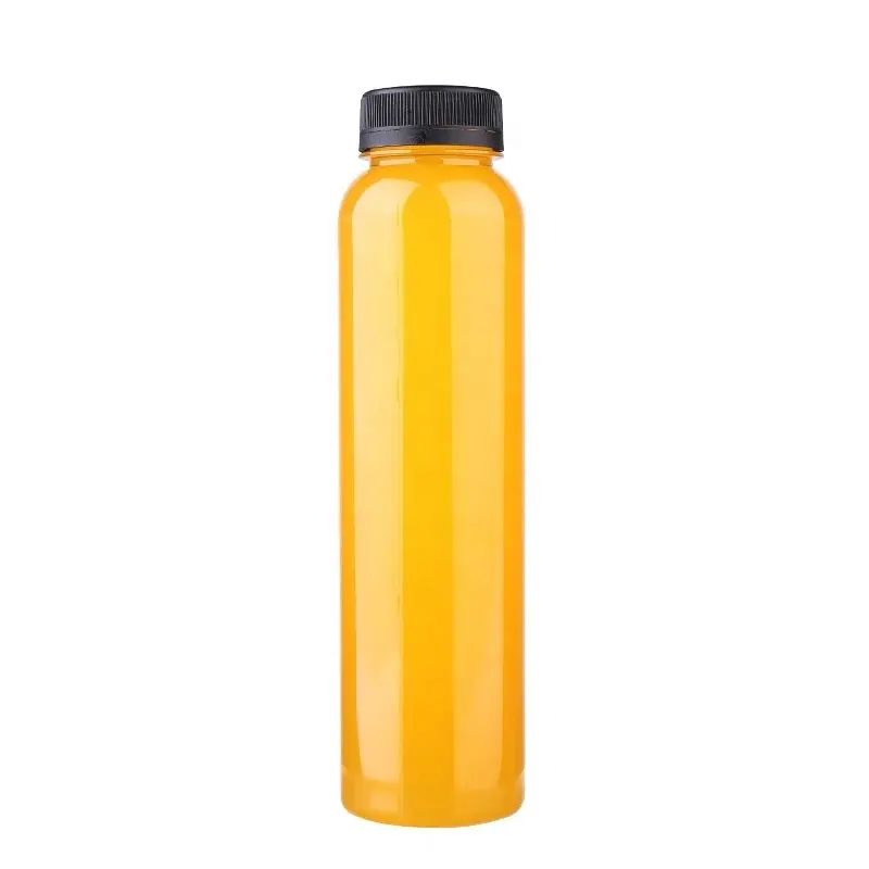 Wegwerp 350 Ml Sapverpakking Drinkfles, 12 Oz Melkthee Plastic Fles, Groothandel Plastic Fles Voor Sap