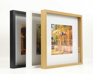 Large <strong>Frame</strong> with Mat (24x24cm), Colorful Picture <strong>Frames</strong>, MDF Shadow Box 16x16&quot; - Product Image 4