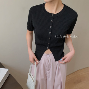 夏季防晒纯Lyocell设计师可爱女装上衣
