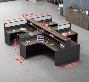 Factory-Priced Durable 1.2m &amp; 1.4m Wooden <strong>Computer</strong> Desk One-Seater Straight Office Staff <strong>Table</strong> <strong>for</strong> Office Building Use - Product Image 3