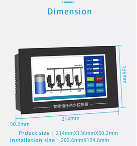 Controlador inteligente de bomba múltiple HBD, no requiere programación, fácil de instalar y controlar tres bombas simultáneamente - Product Image 3