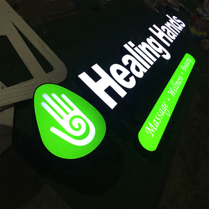 Diseños de letreros para tienda, letrero de letras LED, tablero de señalización personalizado, logotipo 3D que brilla en la publicidad al aire libre, letrero led