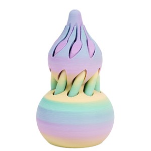 Đồ chơi bầu bí xoay 3D in kỹ thuật số dành cho người lớn, có nhạc, giải tỏa căng thẳng, màu cầu vồng, làm bằng nhựa - Product Image 5