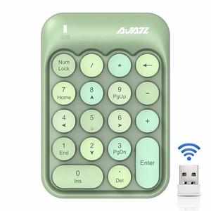 Jazz-Juego de tapones para los ojos, juego de tapones para los ojos de 2,4G INI 18 Keys ETRO OUND ireless eypad umumérico